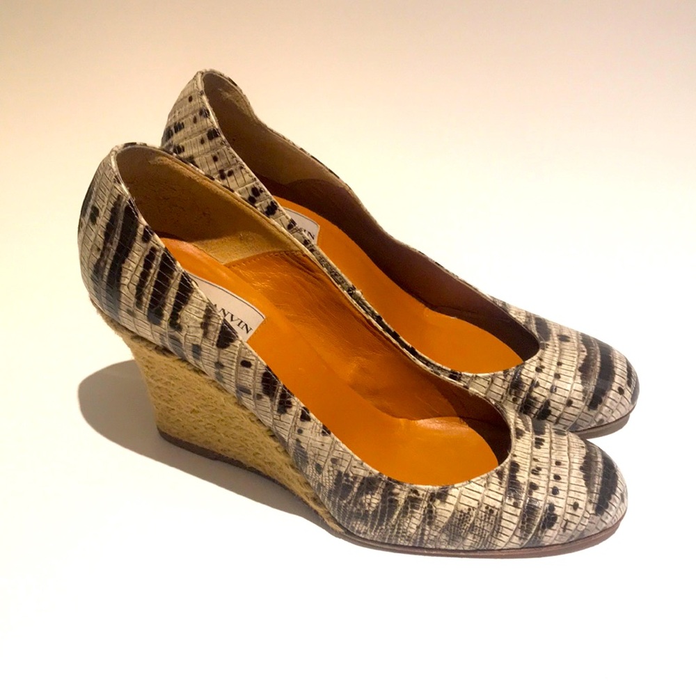 Lanvin wedge pumps